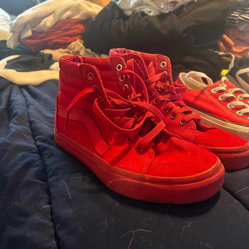 Van’s Red HighTops